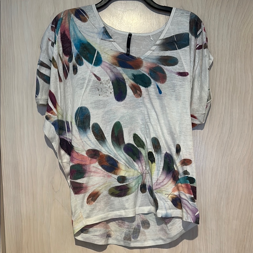 Love Culture Multicolor Abstract Women's Top